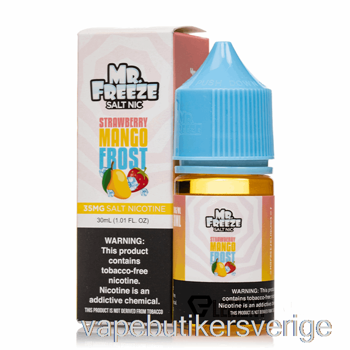 Vape Sverige Jordgubbs Mango Frost - Mr Freeze Salter - 30ml 35mg